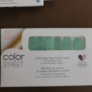 Color Street Mint Nail Polish Strips